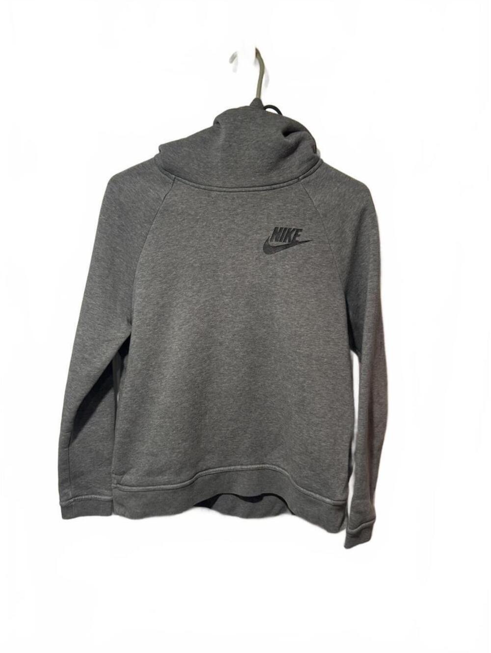 Nike Women's gray high/turtleneck hoodie size small